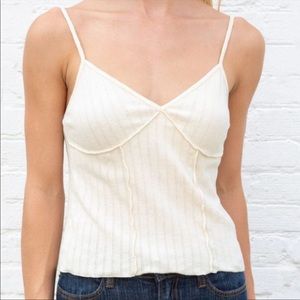 BNWT rare brandy melville kayla eyelet tank